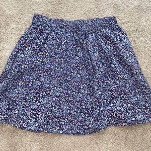 A&f floral skirt